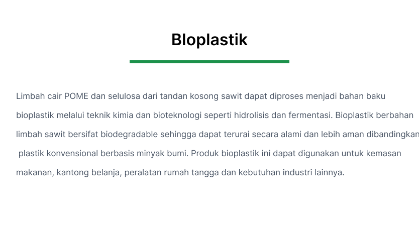 Penjelasan Bioplastik